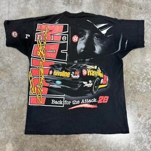 Vintage Nascar Ernie Irvan AOP pocket tee Size XL